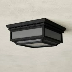Nisbet Seeded Outdoor Flush Mount -BirchLane Sales Store NisbetSeededOutdoorFlushMount 3