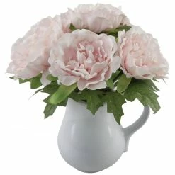 Olveston Peonies Centerpiece In Vase