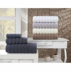 Rachel 100% Cotton Ribbed Bath Towels - Set Of 2 -BirchLane Sales Store Rachel10025CottonRibbedBathTowels Setof2 2
