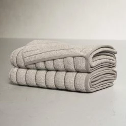 Rachel 100% Cotton Ribbed Bath Towels - Set Of 2 -BirchLane Sales Store Rachel10025CottonRibbedBathTowels Setof2 4