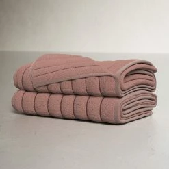 Rachel Turkish Cotton Ribbed Bath Towels - Set Of 2 -BirchLane Sales Store RachelTurkishCottonRibbedBathTowels Setof2 3