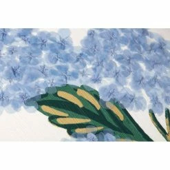 Rifle Paper Co. X Loloi PRP0015 Bouquet Ivory / Blue 18" X 18" Pillow