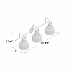 Rosser 3 - Light Dimmable Vanity Light -BirchLane Sales Store Rosser3 LightDimmableVanityLight 3