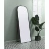 Savina Wide Arch Metal Floor Mirror