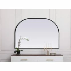 Savina Wide Arch Metal Wall Mirror