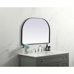 Savina Wide Arch Metal Wall Mirror -BirchLane Sales Store SavinaWideArchMetalWallMirror 3