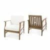 Saybrook Acacia Outdoor Lounge Chair