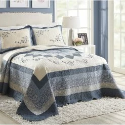 Simona 100% Cotton Coverlet