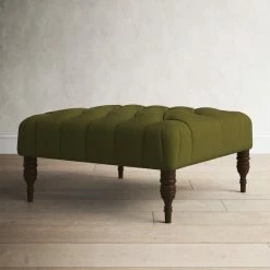 Stella Upholstered Ottoman -BirchLane Sales Store StellaUpholsteredOttoman 2