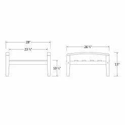 Summerton Teak Outdoor Ottoman -BirchLane Sales Store SummertonTeakOutdoorOttoman 4