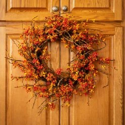 Sunburg Faux Berry Wreath -BirchLane Sales Store SunburgFauxBerryWreath 2