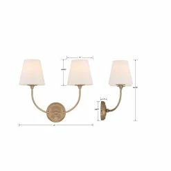 Sylvan Steel Armed Sconce -BirchLane Sales Store SylvanSteelArmedSconce 2