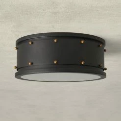 Trestle Glass Flush Mount