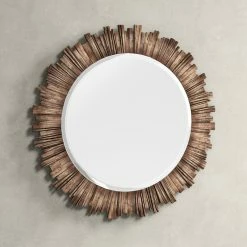 Turnbridge Sunburst Wood Wall Mirror -BirchLane Sales Store TurnbridgeSunburstWoodWallMirror 2