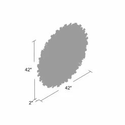 Turnbridge Sunburst Wood Wall Mirror -BirchLane Sales Store TurnbridgeSunburstWoodWallMirror 4