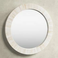 Winan Round Bone Wall Mirror -BirchLane Sales Store WinanRoundBoneWallMirror 2