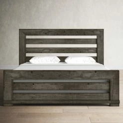Wolferstorn Solid Wood Slat Bed