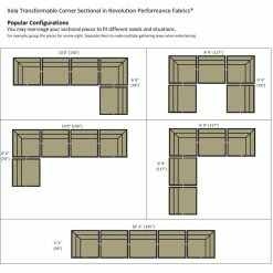 Xela Transformable Corner Sectional In Revolution Performance Fabrics® -BirchLane Sales Store XelaTransformableCornerSectionalinRevolutionPerformanceFabricsC2AE 3